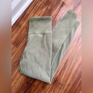 Athleta Elation High-Waist Ribbed Tights Leggings